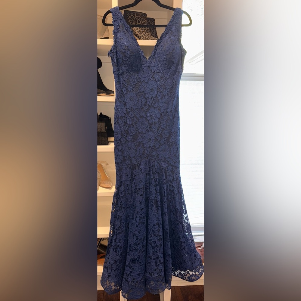 Jovani Navy Evening Gown
